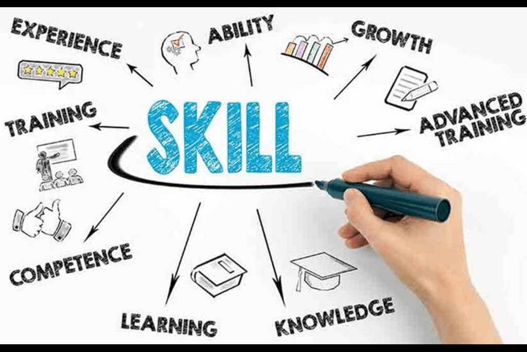  hand drawing a logo while holding a pencil, emphasizing the importance of programs that can expand your professional skills and expose you to other aspects of your chosen field